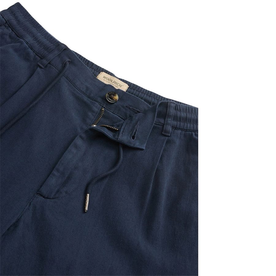 Pantaloni Milton in misto cotone e lino tinti in capo da uomo Woolrich | CFWOTR20273989